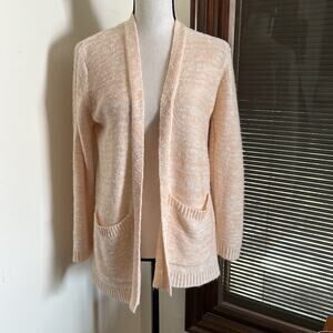 Forever 21 | Peach Colored Open Front Sweater Size S